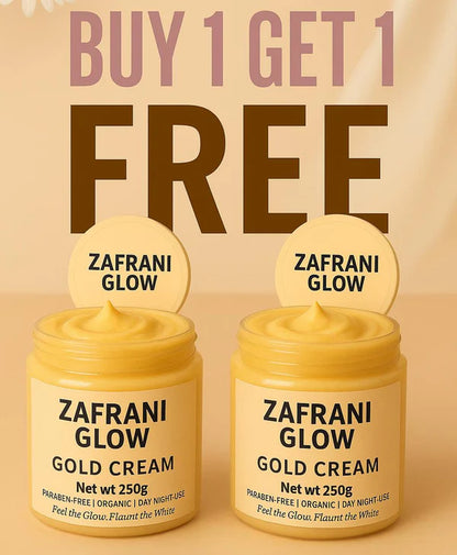(Buy 1 Get 1 Free) Zafrani Whitening Gold Cream